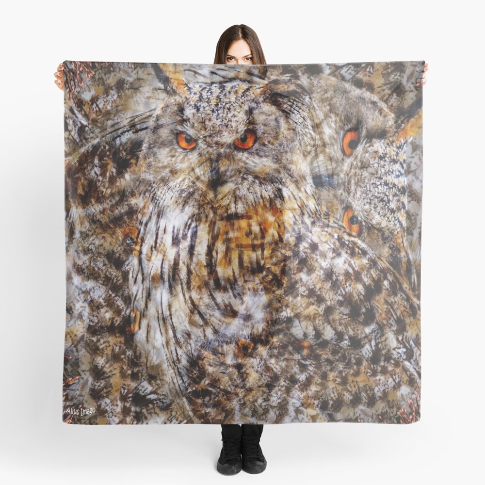 Designs Inspired By Nature: Eagle Owl Scarf