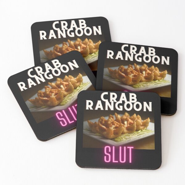 Item preview, Im a Slut for Crab Rangoon Funny Meme designed and sold by MrTshirtKing.