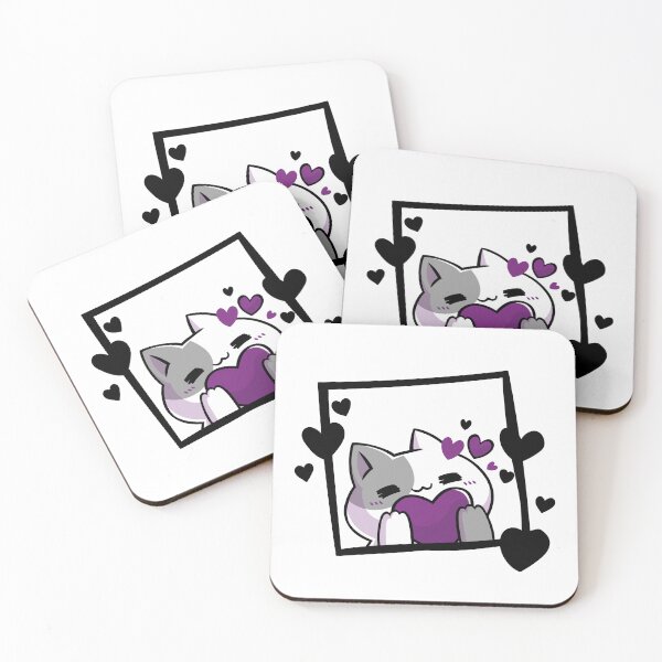 Artikelvorschau, Asexuelle Ace-Katze entworfen und verkauft von CRUDEES.