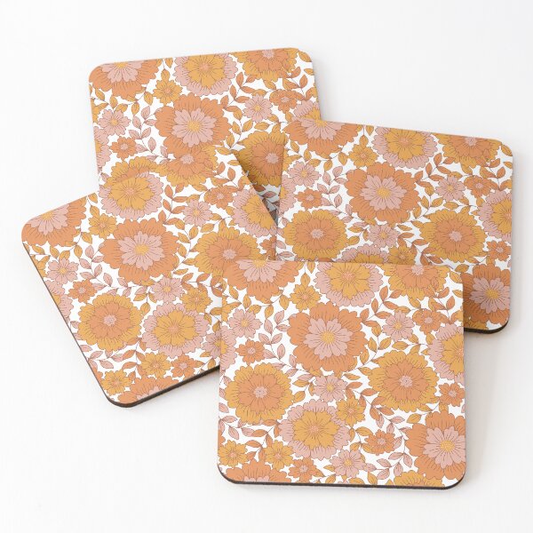 Item preview, Groovy Mod Boho Floral Flower Pattern No. 2 designed and sold by * Jennadesigns.