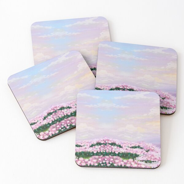 Item preview, Pink flower field  designed and sold by everafter1902.