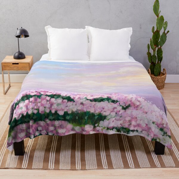 Item preview, Pink flower field  designed and sold by everafter1902.
