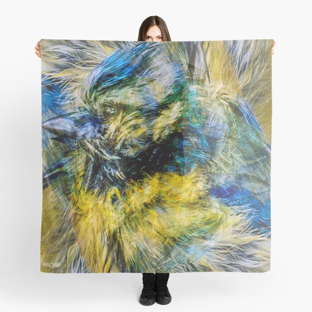 Designs Inspired By Nature: Blue Tit Scarf