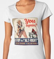 Antifa | Stop the Alt Right | Anti Trump Women's Premium T-Shirt