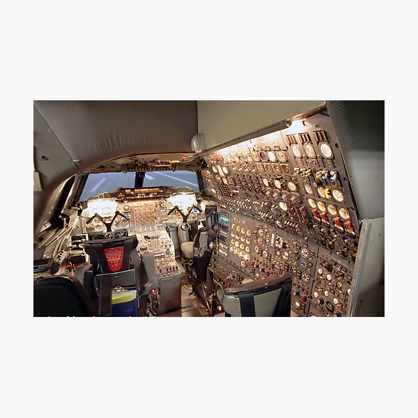 Concorde Flight Engineers panel Photographic Print
