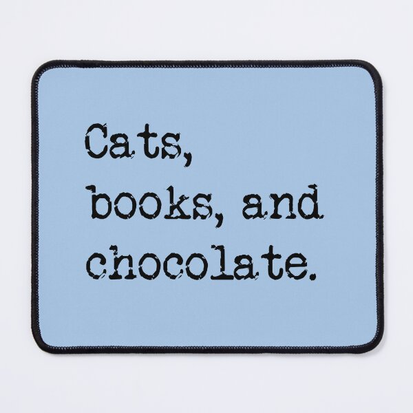 Item preview, Cats, Books, and Chocolate designed and sold by Thinklings.