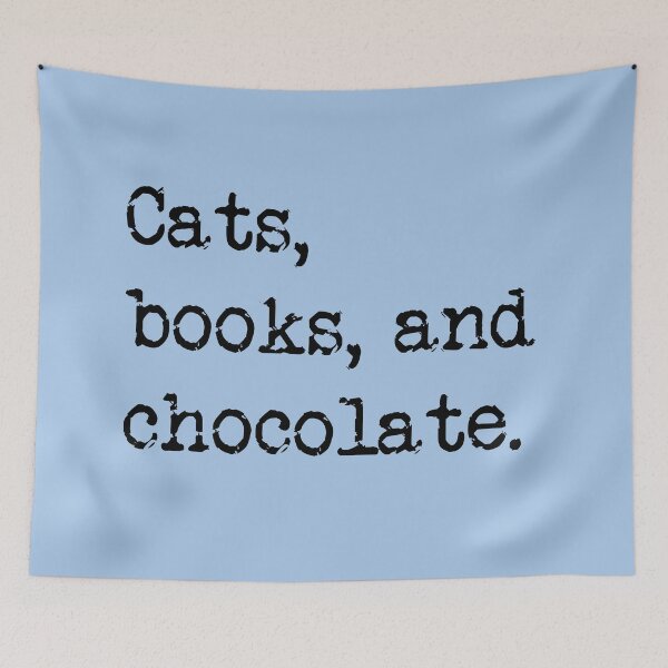 Item preview, Cats, Books, and Chocolate designed and sold by Thinklings.