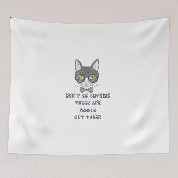 Item preview, Don't Go Outside There Are People Out There designed and sold by Med30.