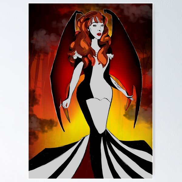 Rowena supernatural tv serie inspired Graphic/Illustration art prints and  posters by Goldenplanet Prints 