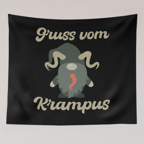 Item preview, Cute Krampus Gnome - Gruss vom Krampus designed and sold by Georgy09.