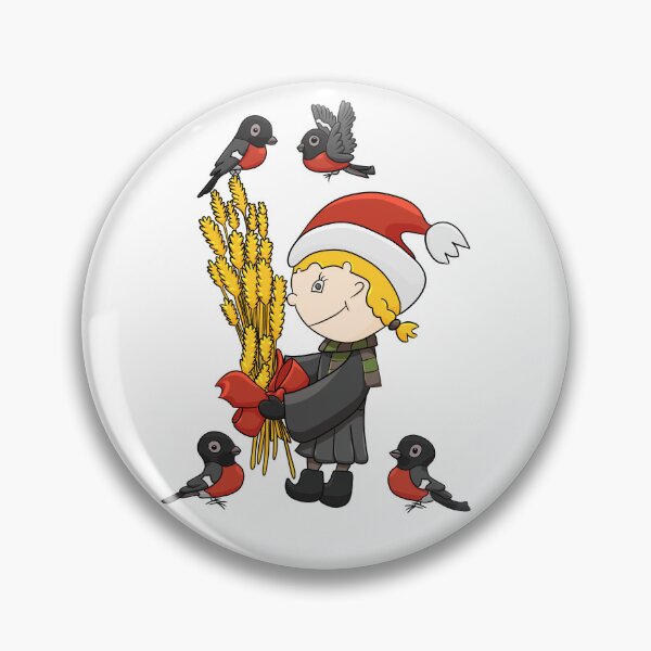 Item preview, Elf Girl carrying a Sheaf with Birds designed and sold by GaudiumLibri.