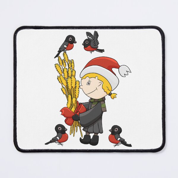 Item preview, Elf Girl carrying a Sheaf with Birds designed and sold by GaudiumLibri.