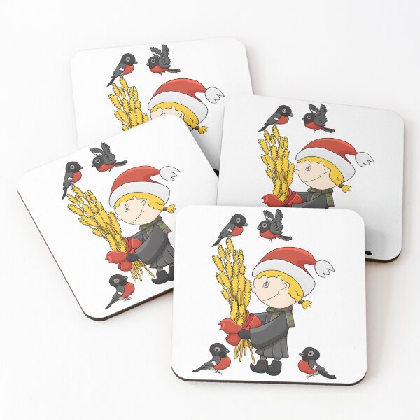 Item preview, Elf Girl carrying a Sheaf with Birds designed and sold by GaudiumLibri.