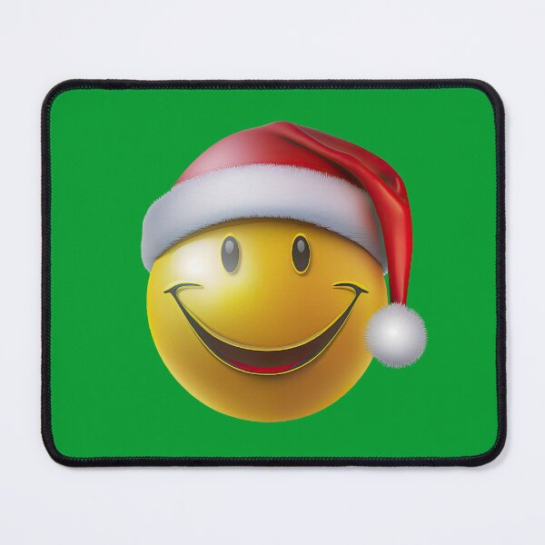 Item preview, Santa Smiley Face designed and sold by Unicorn Trainwreck.