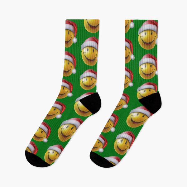 Item preview, Santa Smiley Face designed and sold by Unicorn Trainwreck.