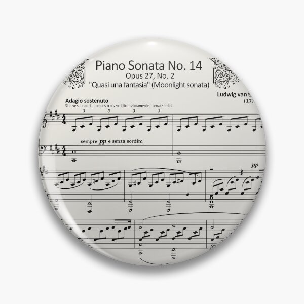 Item preview, Moonlight Sonata, Beethoven designed and sold by i-cottagedesign.
