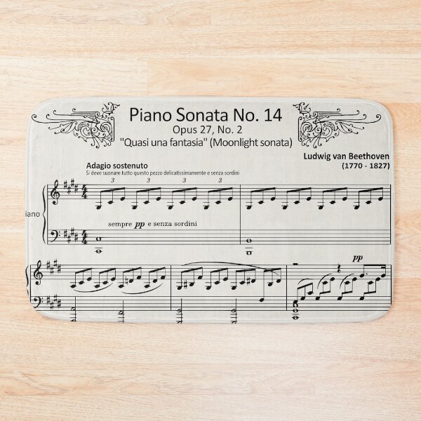 Item preview, Moonlight Sonata, Beethoven designed and sold by i-cottagedesign.