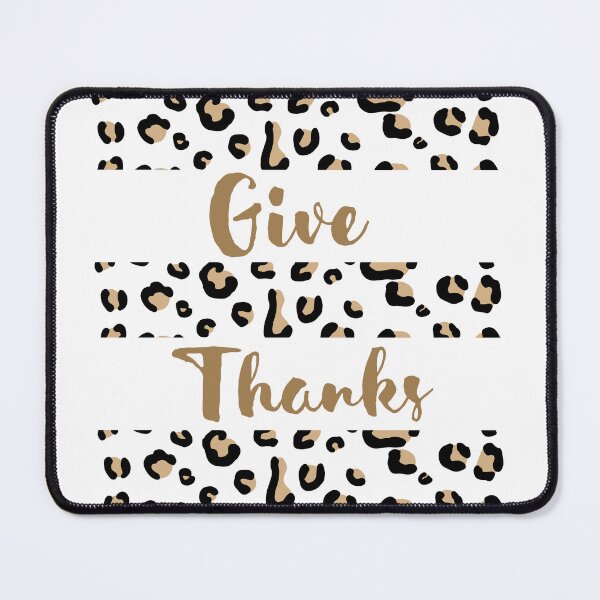Item preview, give thanks,T hankful greatful blessed leopard  designed and sold by hjeeva.