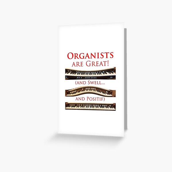 Item preview, Organists are Great, Swell and Positif designed and sold by Jenny Setchell.