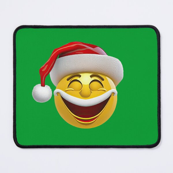 Item preview, Santa Smiley Face designed and sold by Unicorn Trainwreck.