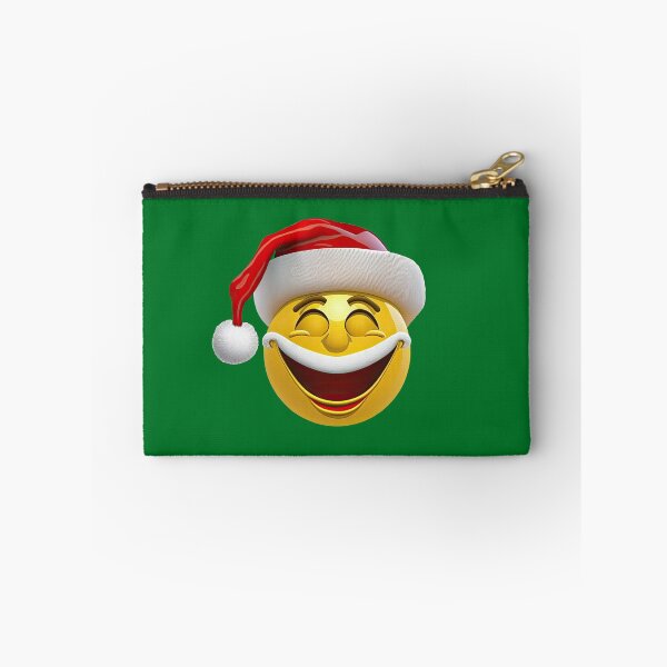 Item preview, Santa Smiley Face designed and sold by Unicorn Trainwreck.