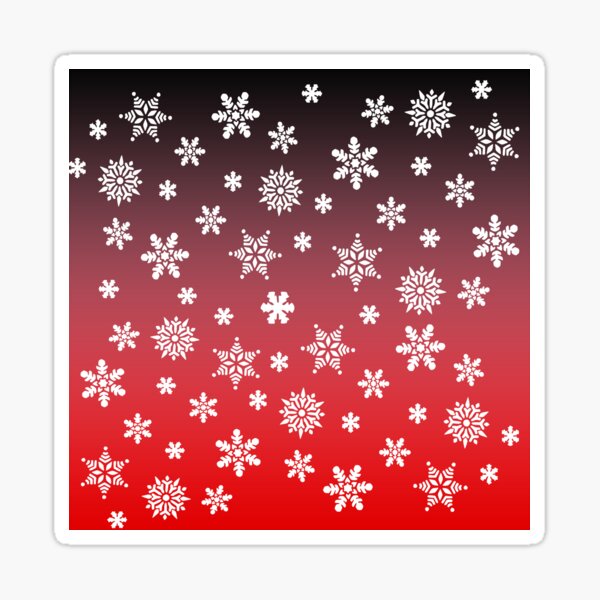 Artikel-Vorschau von Schneegestöber-Rot / Schwarz Ombre, designt und verkauft von Lainey1978.