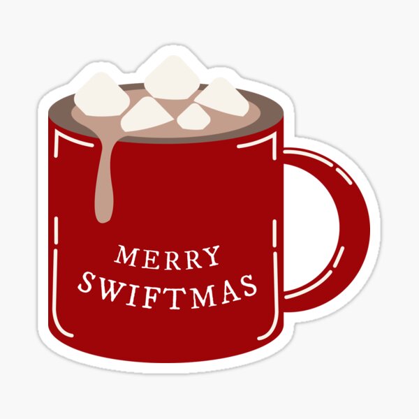 Vista previa del artículo con la obra «Feliz Swiftmas», diseñado y vendido por JonasPark.