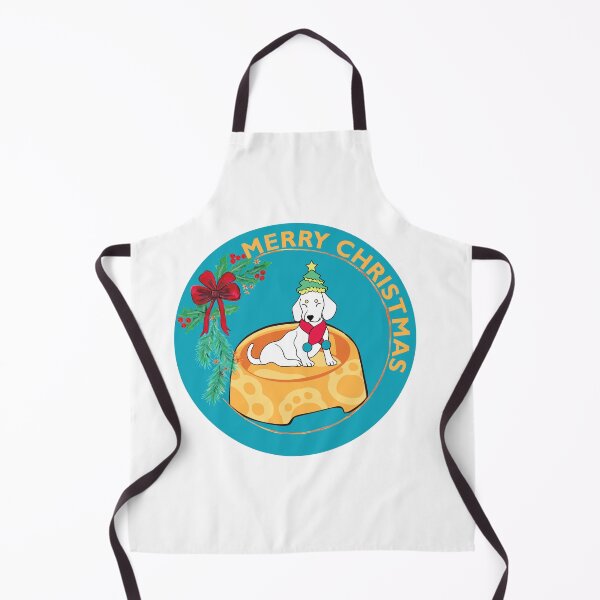 Item preview, Merry Christmas - Cute Dog Edition designed and sold by Art by Aech.