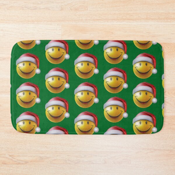 Item preview, Santa Smiley Face designed and sold by Unicorn Trainwreck.