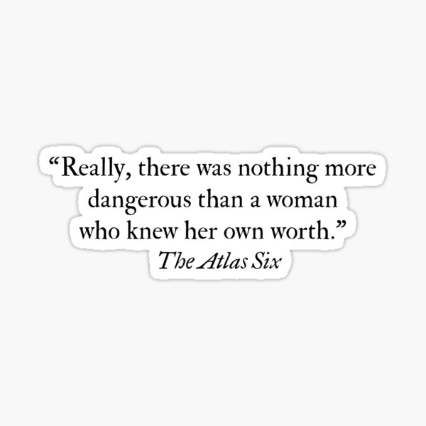 Women in The Atlas Six Sticker