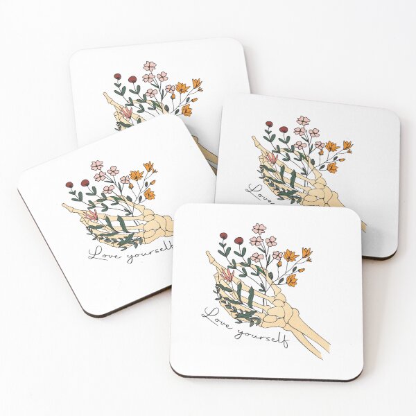 Item preview, Love Yourself Self Love Floral Painted Design designed and sold by redbubbleart18.