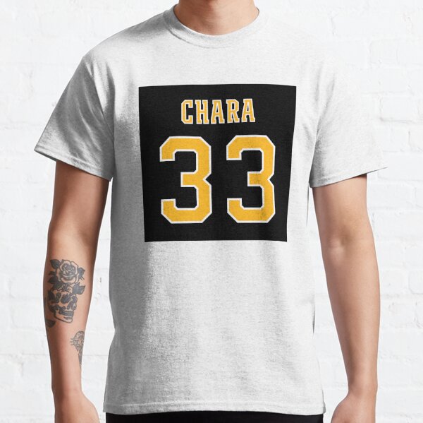 mens size medium Bruins Chara 33 player t-shirt