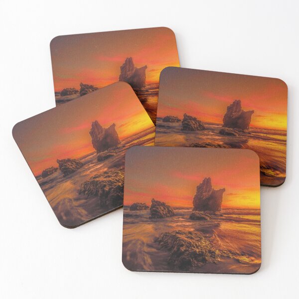 Item preview, Beautiful Malibu El Matador Beach Sunset, Malibu Coast Aesthetic, Sunset Malibu Beach Aesthetic Wallpaper, Malibu California Aesthetic Sunset Beach designed and sold by Paintcorner.