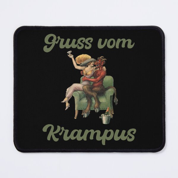 Item preview,  Vintage Krampus with Sexy woman - Gruss vom Krampus designed and sold by Georgy09.