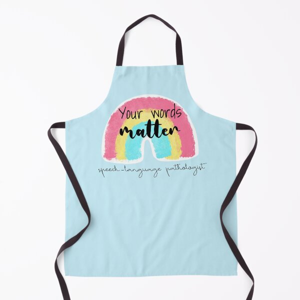 Item preview, Your words matter - speech-language pathologist rainbow designed and sold by Artbyacat.