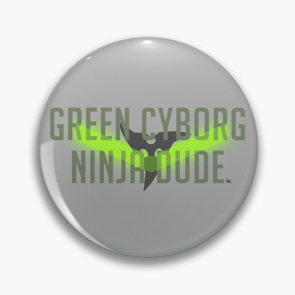 Item preview, Green Cyborg Ninja Dude designed and sold by sspaced-outt.