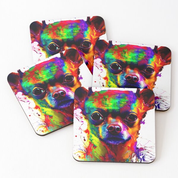 Item preview, Chihuahua colorful art painting dog #27 designed and sold by supeart.