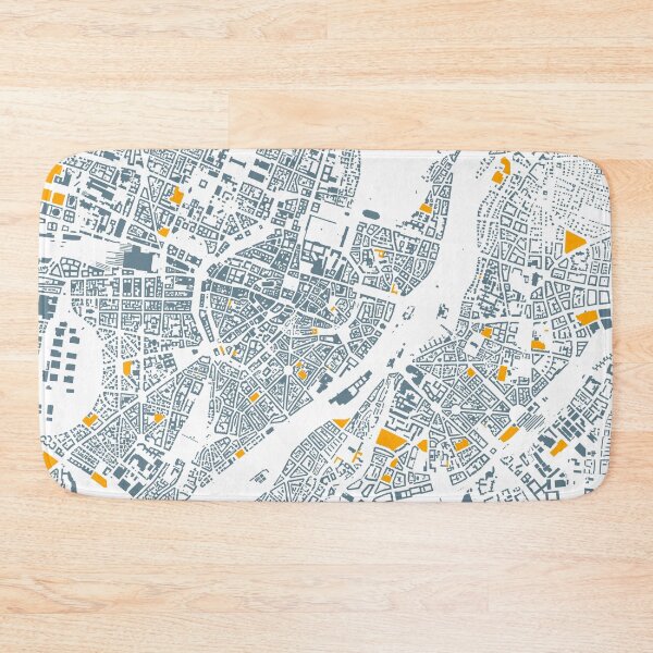 Item preview, Map of Munich, Germany with its schools in color designed and sold by jean-nicolas.