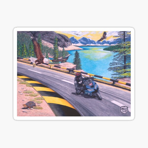 Biker John Sticker