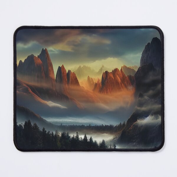 Artikelvorschau, Mountains evening landscape entworfen und verkauft von 4Seasons.