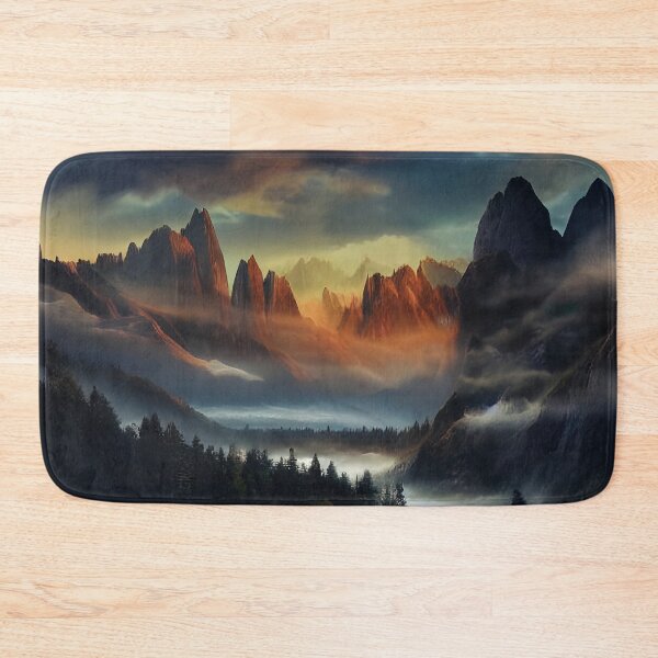 Artikelvorschau, Mountains evening landscape entworfen und verkauft von 4Seasons.
