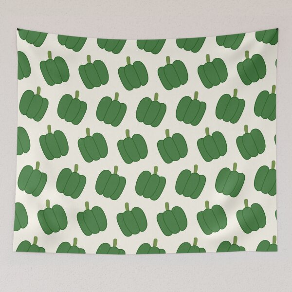 Item preview, Small medium bell pepper pattern 10 designed and sold by LemonCreamyyyy.