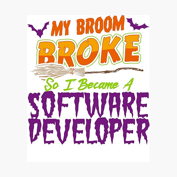 Artikel-Vorschau von Softwareentwickler Haloween funnyshirt, designt und verkauft von drimel.