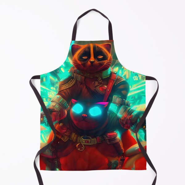Item preview, cat in mask painting #8 designed and sold by supeart.