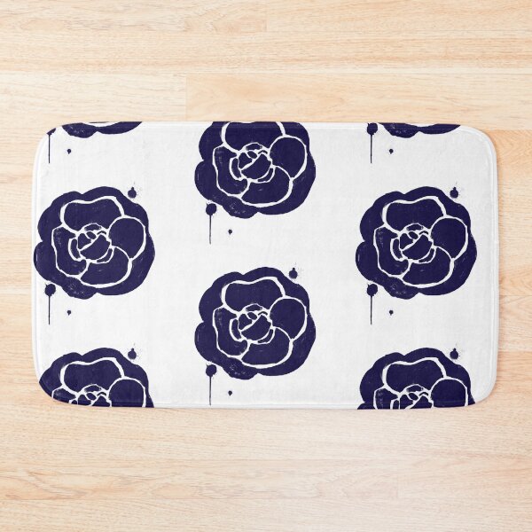 Item preview, Navy Camellia designed and sold by lizzielamb.