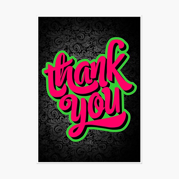 Item preview, Thank you chicha style 6 designed and sold by Betuzo.