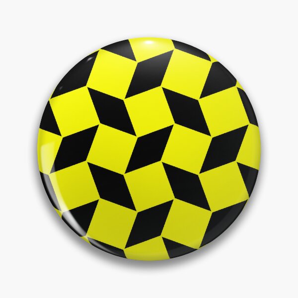 Item preview, 3D Deceptive Squares (Yellow) designed and sold by Summer-Winter.