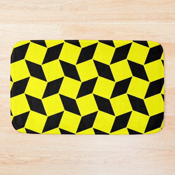 Item preview, 3D Deceptive Squares (Yellow) designed and sold by Summer-Winter.