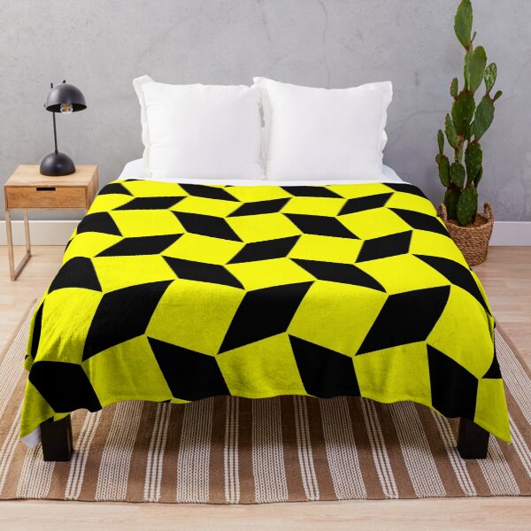 Item preview, 3D Deceptive Squares (Yellow) designed and sold by Summer-Winter.