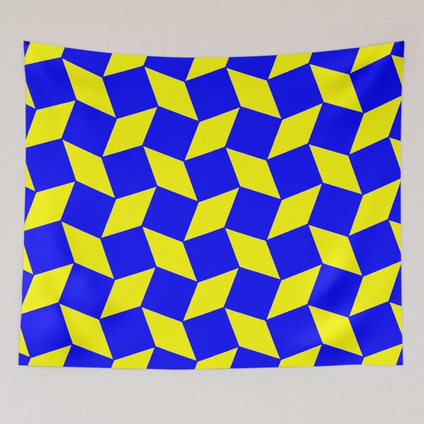 Item preview, 3D Deception Squares (Blue) designed and sold by Summer-Winter.